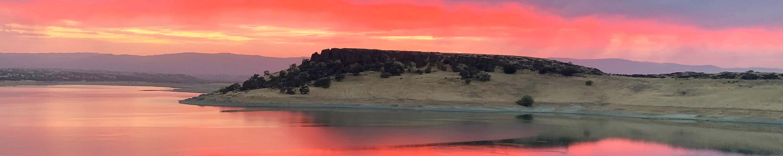 Summer Sunset over Black Butte Reservoir