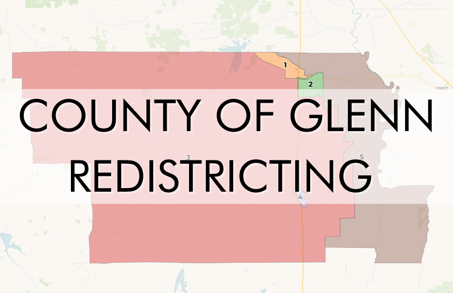 County of Glenn Redistricting Map