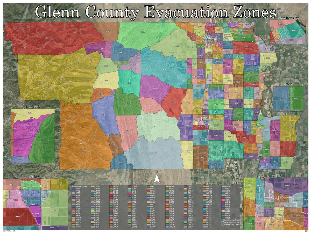 Evacuation Zone Map