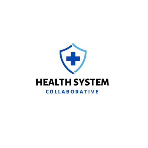 Health Systems Collaborative blue shield logo with transparent background